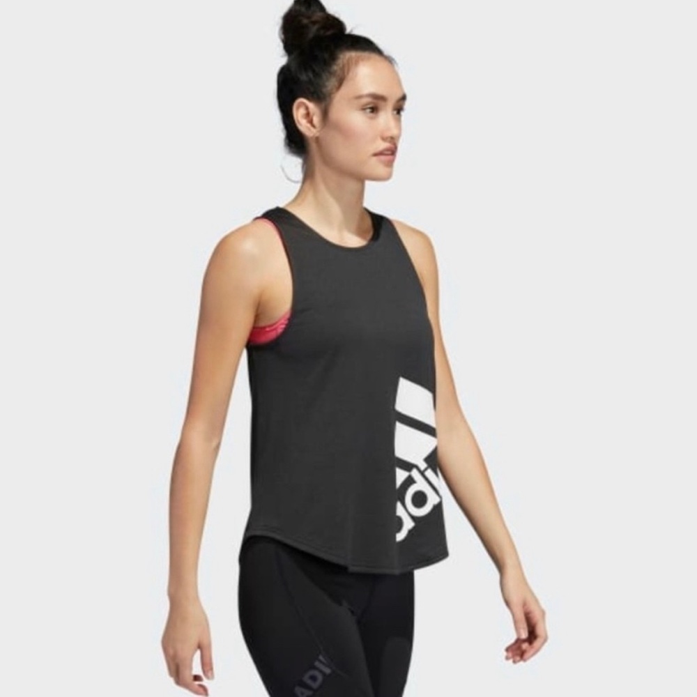 Adidas | Women’s Grey Muscle Top - Picture 3 of 6